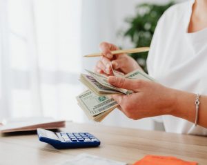 counting money
